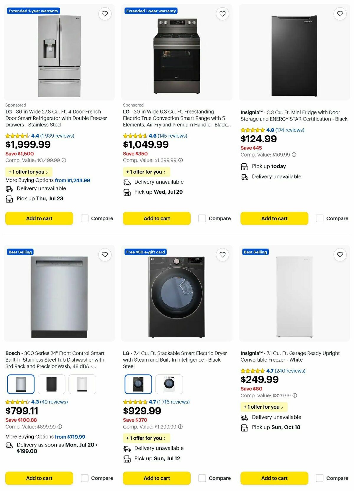 Best Buy Weekly Ad from July 9