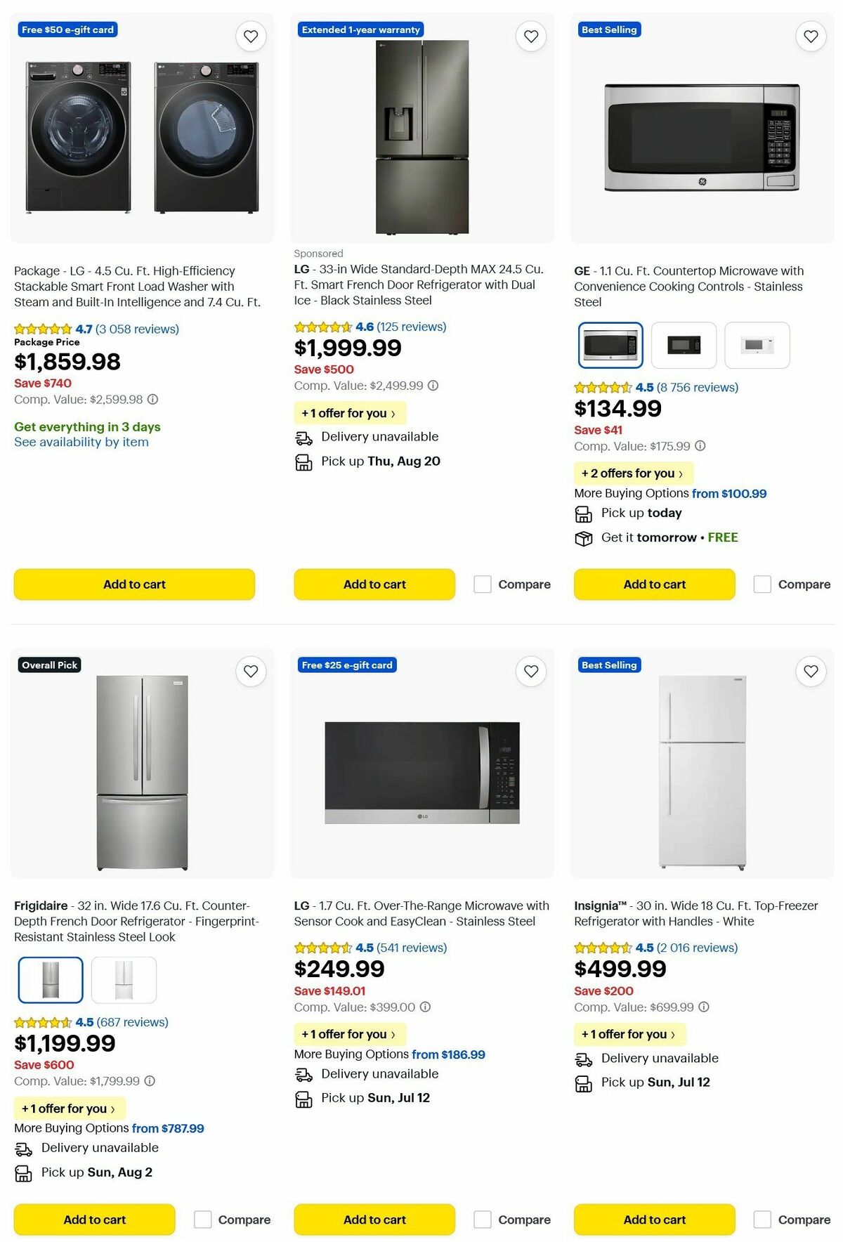Best Buy Weekly Ad from July 9