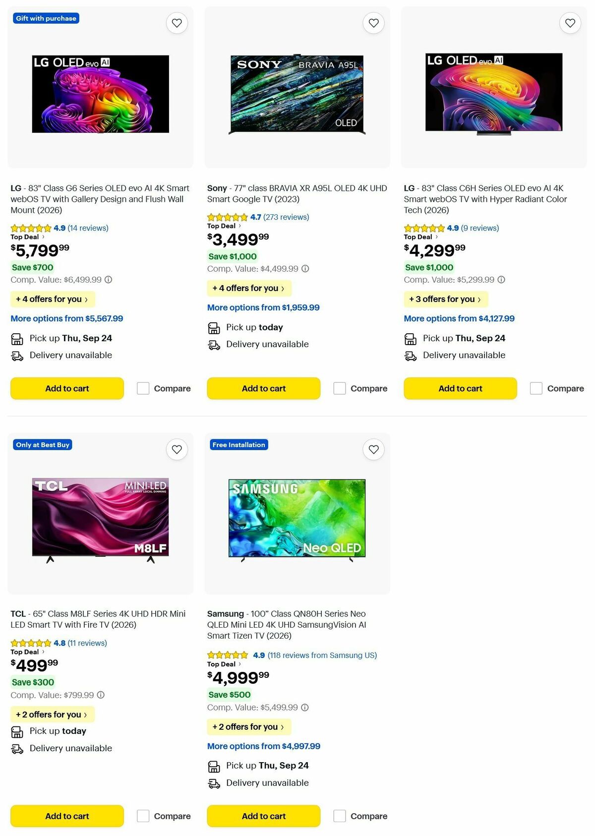 Best Buy Weekly Ad from September 21