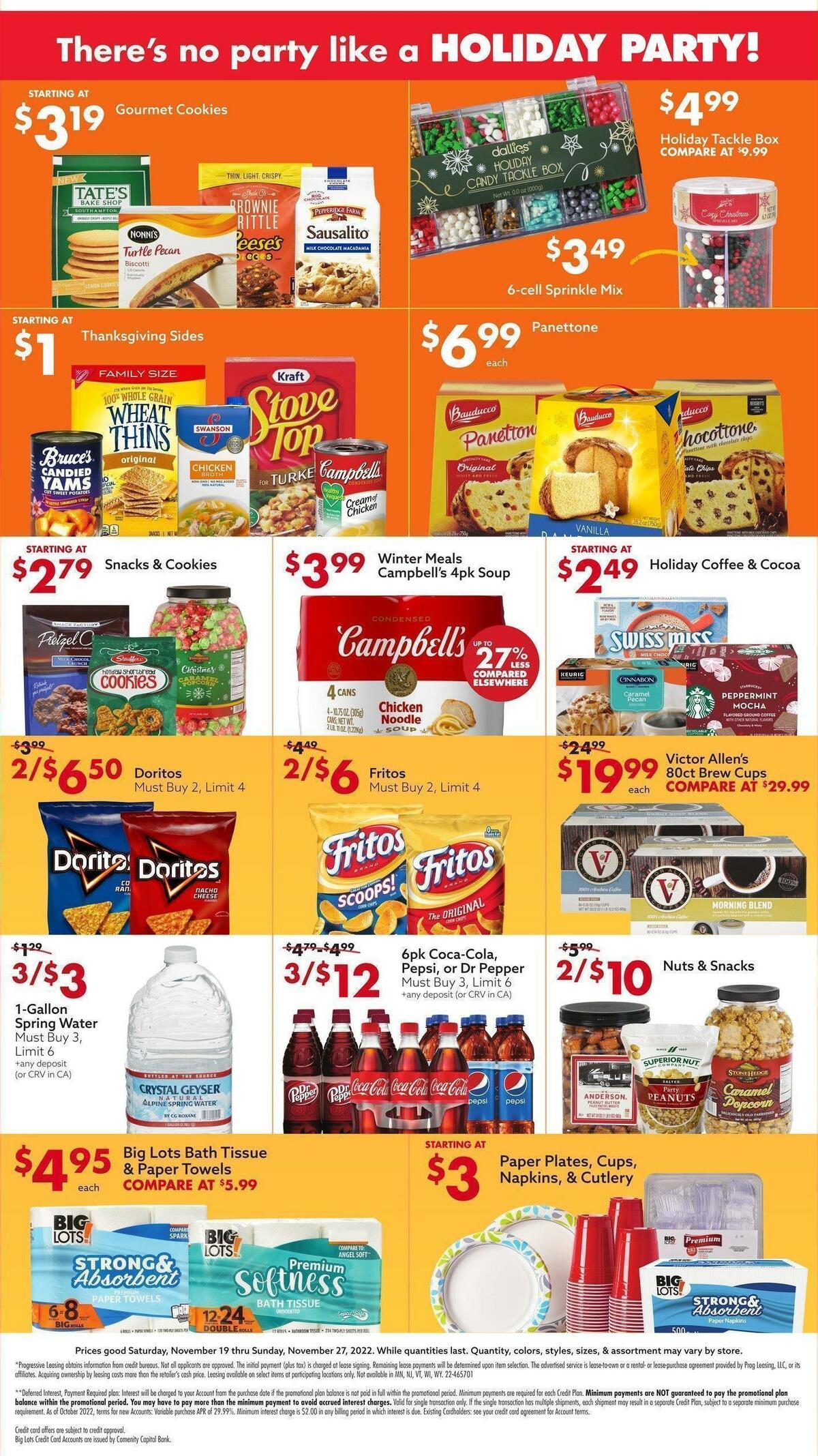 Big Lots Weekly Ad from November 19