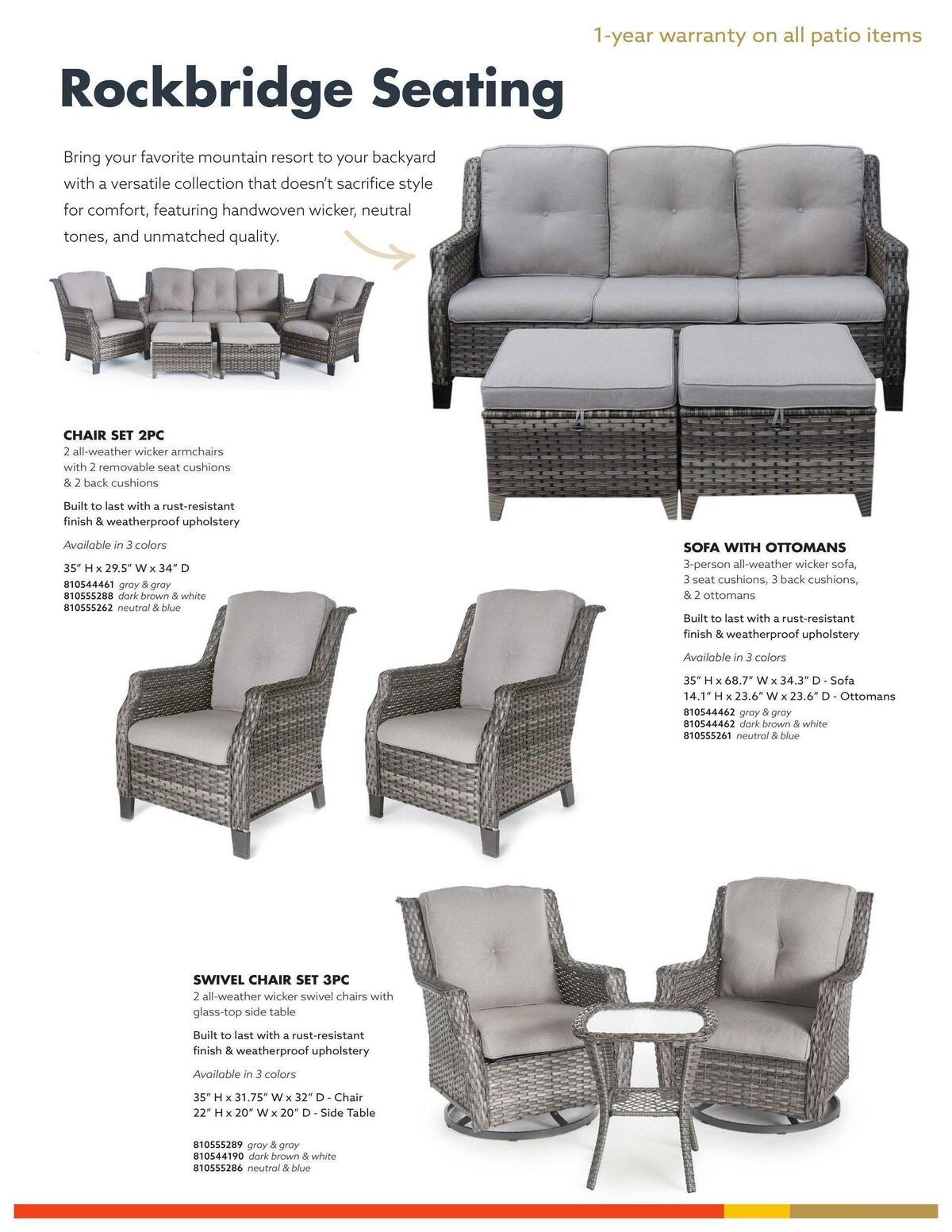 Big Lots Outdoor Living Weekly Ad from January 7