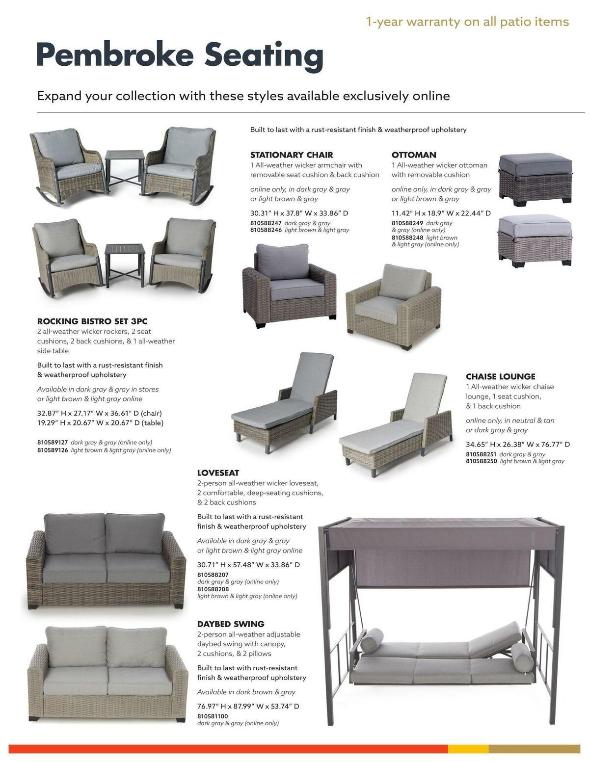 Big Lots Outdoor Living Weekly Ad from January 7