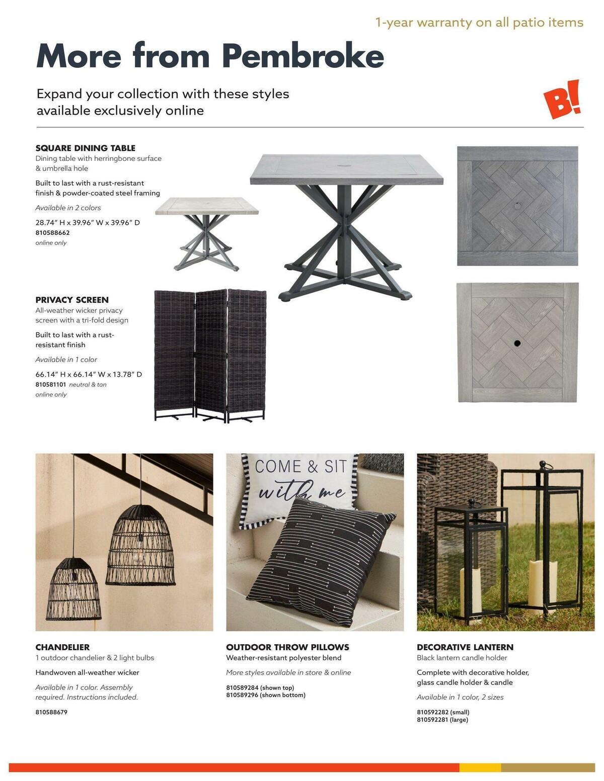 Big Lots Outdoor Living Weekly Ad from January 7