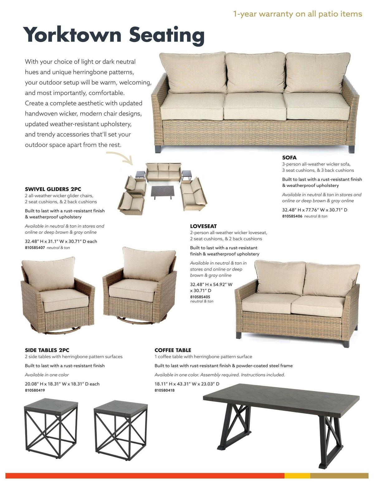 Big Lots Outdoor Living Weekly Ad from January 7