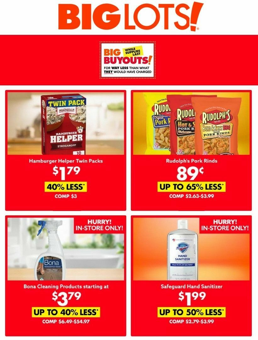 Big Lots Weekly Ad from August 14