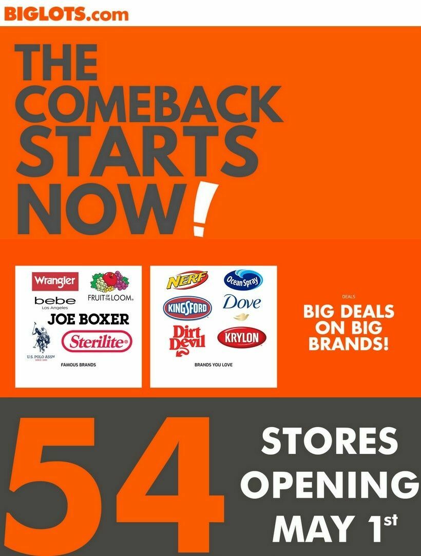 Big Lots Weekly Ad from May 1