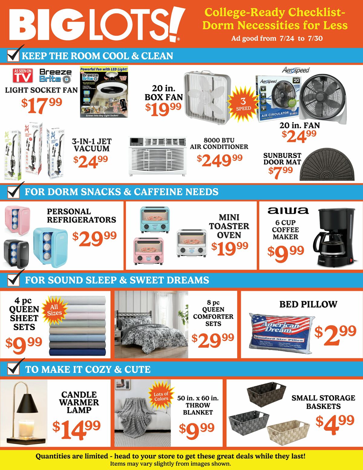 Big Lots Weekly Ad from July 24