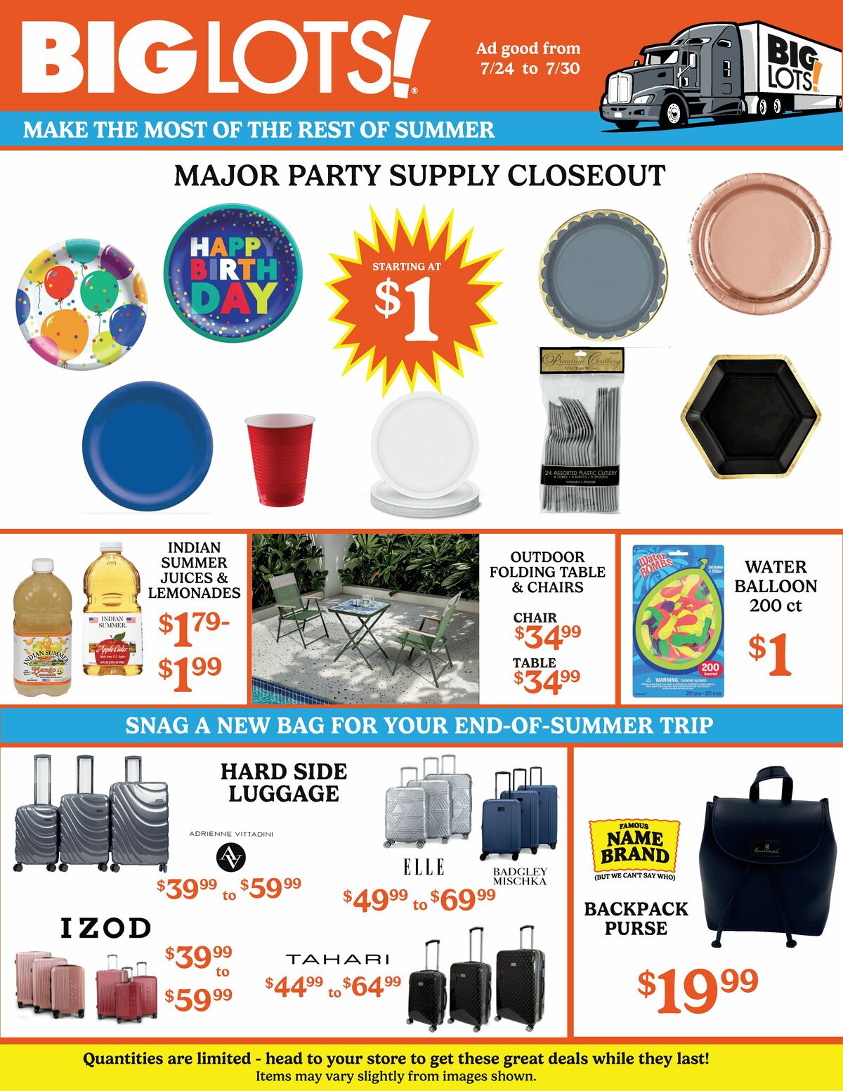 Big Lots Weekly Ad from July 24