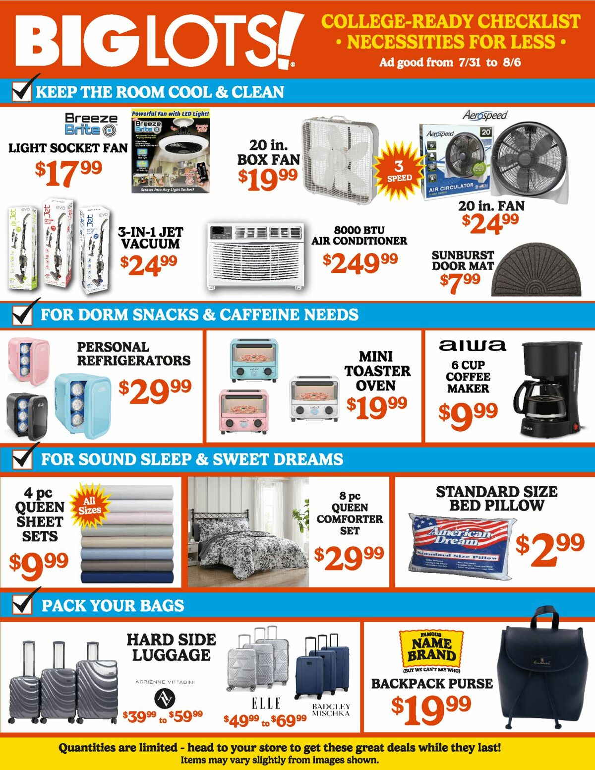 Big Lots Weekly Ad from July 31
