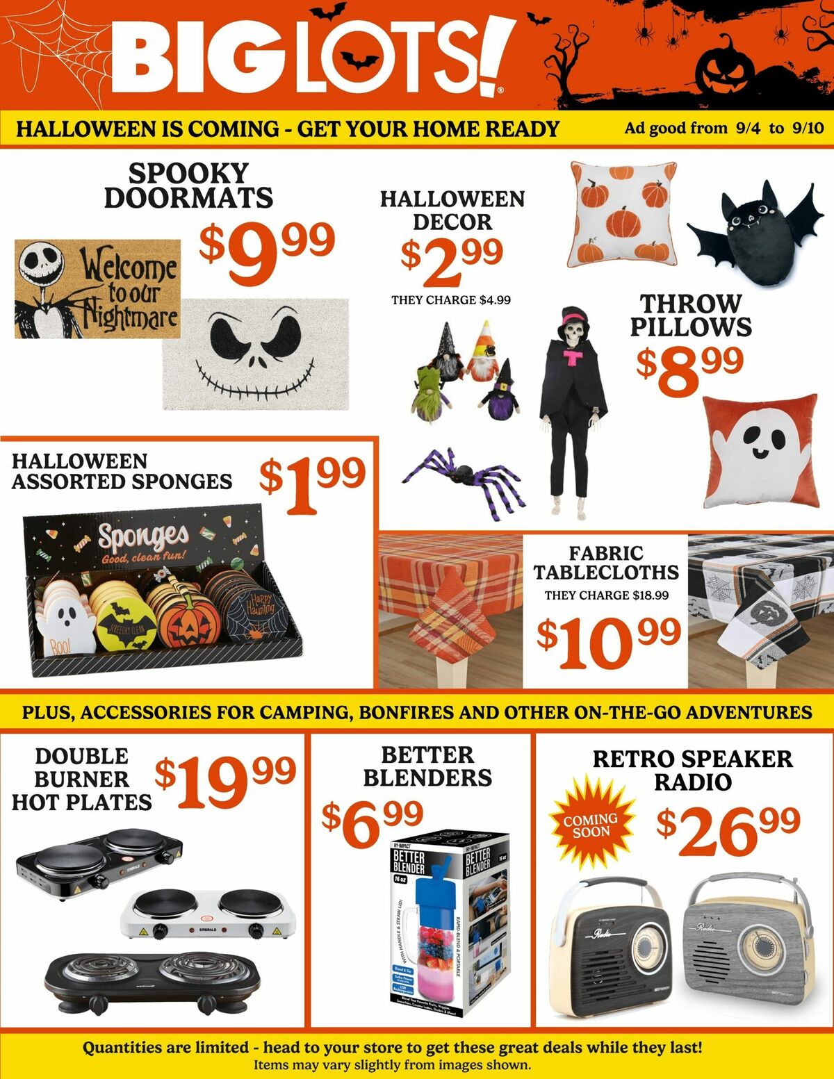 Big Lots Weekly Ad from September 4