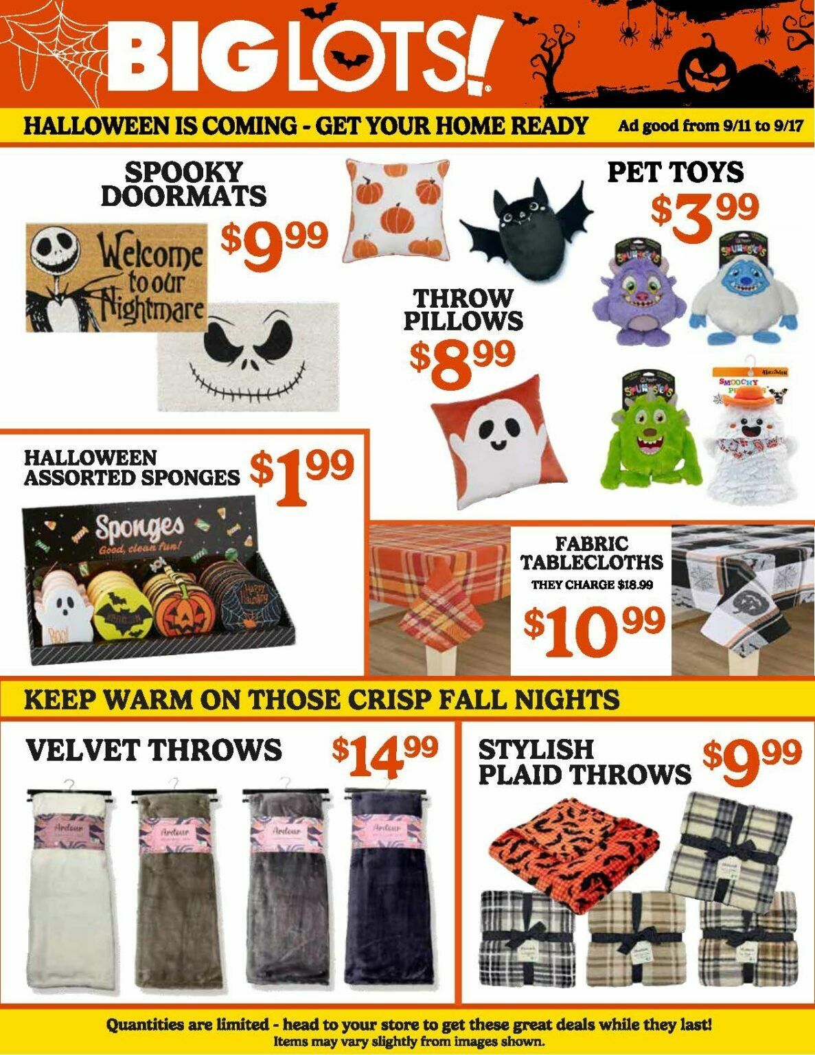 Big Lots Weekly Ad from September 11