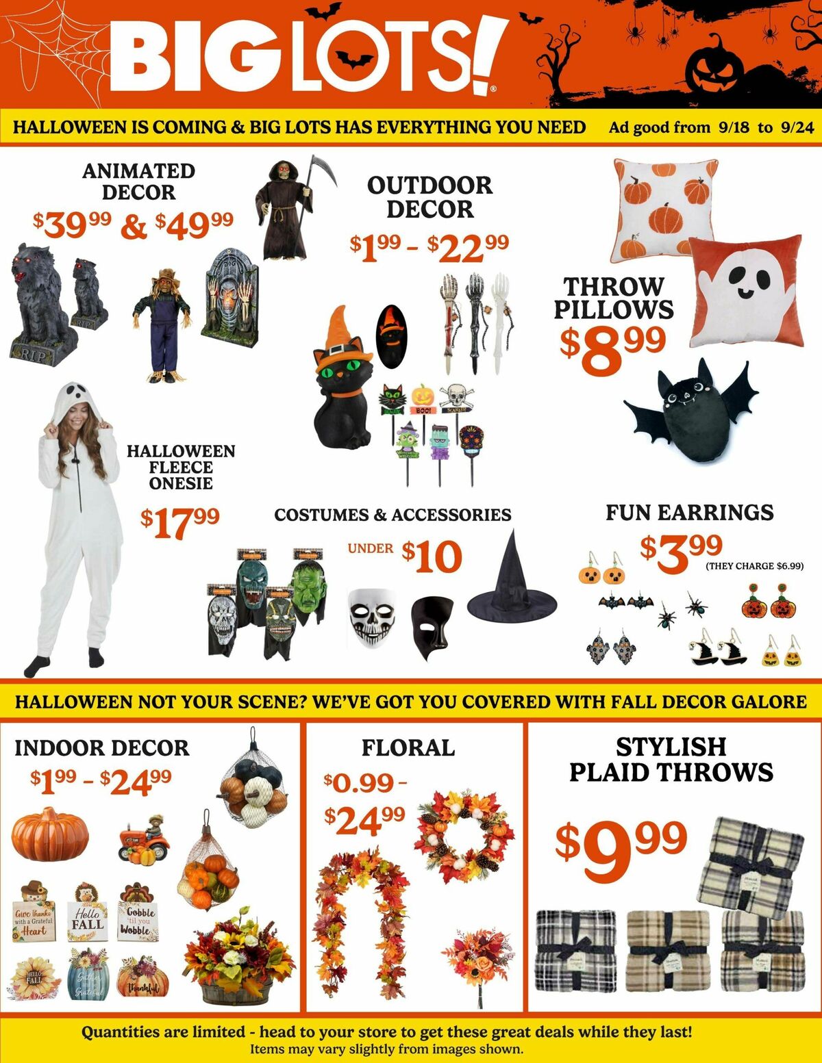 Big Lots Weekly Ad from September 18