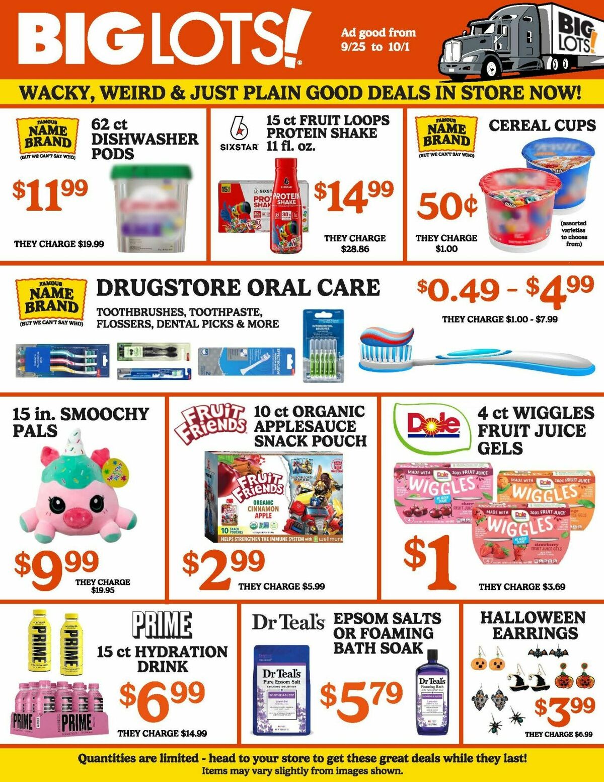 Big Lots Weekly Ad from September 25