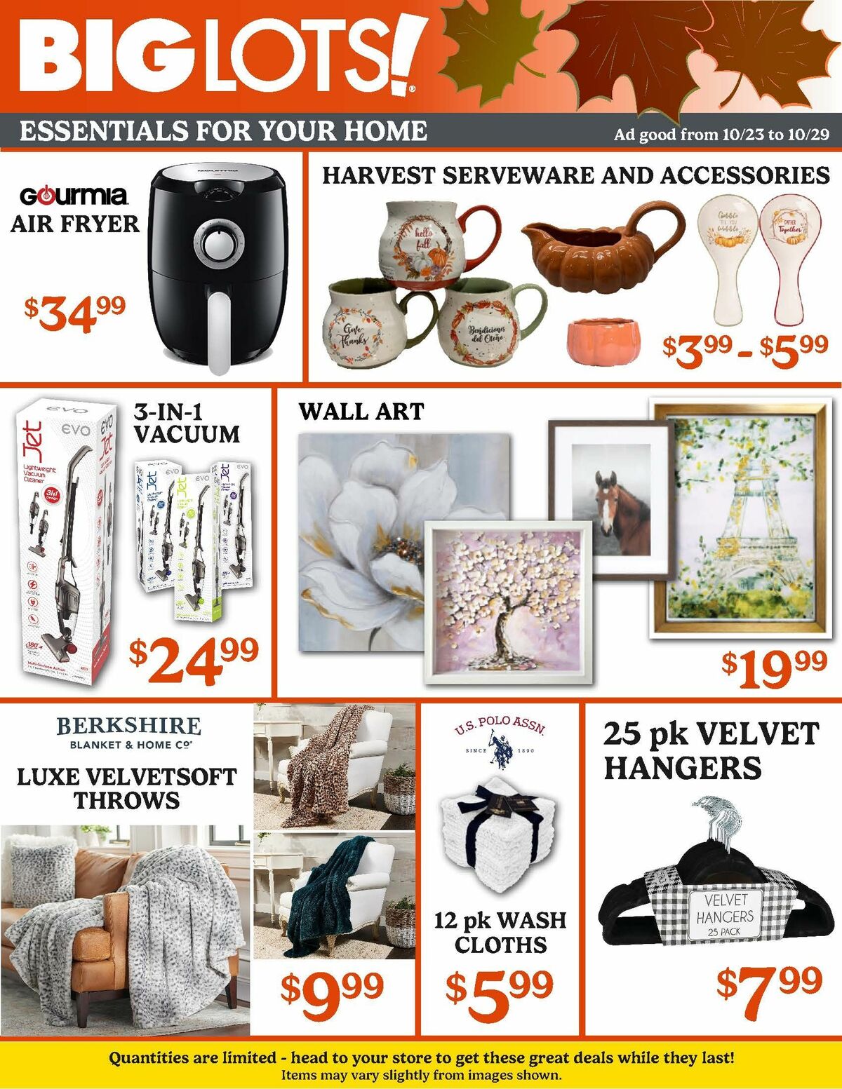 Big Lots Weekly Ad from October 23