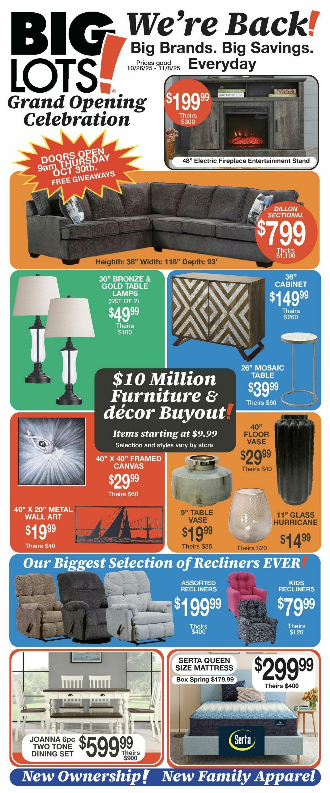 Big Lots Weekly Ad from October 26