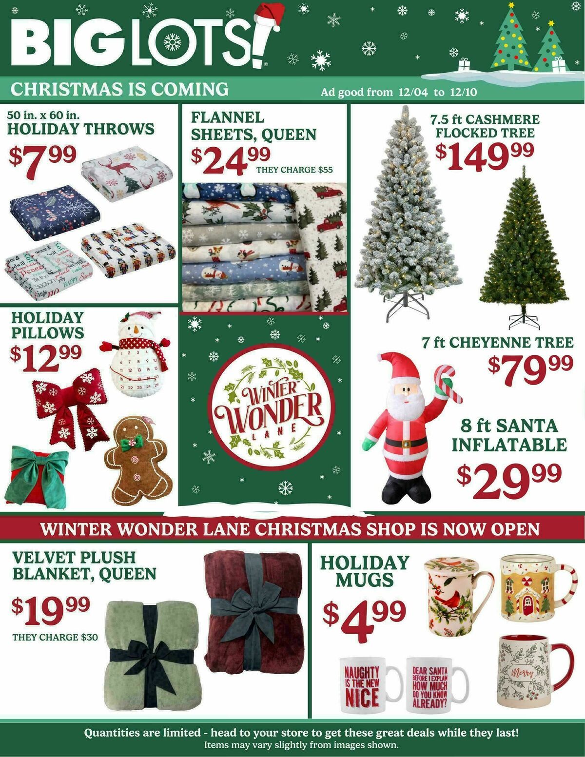 Big Lots Weekly Ad from December 4