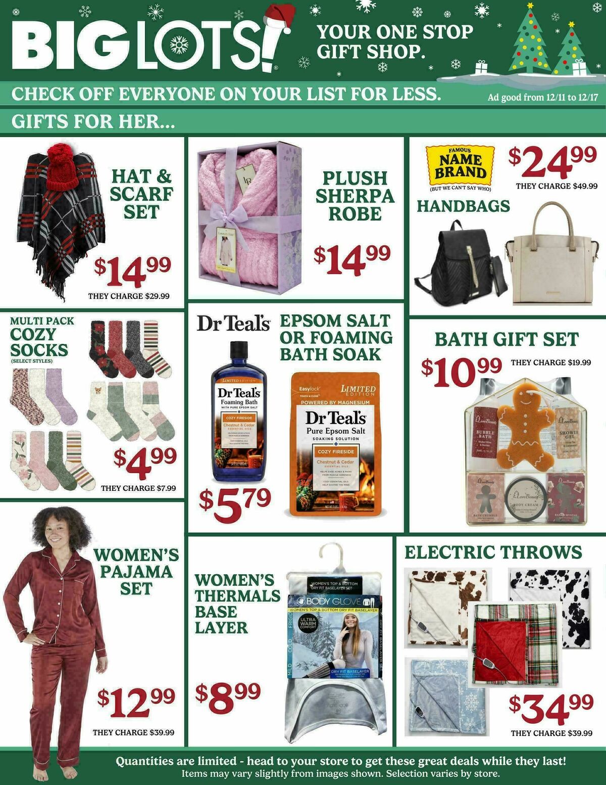 Big Lots Weekly Ad from December 11