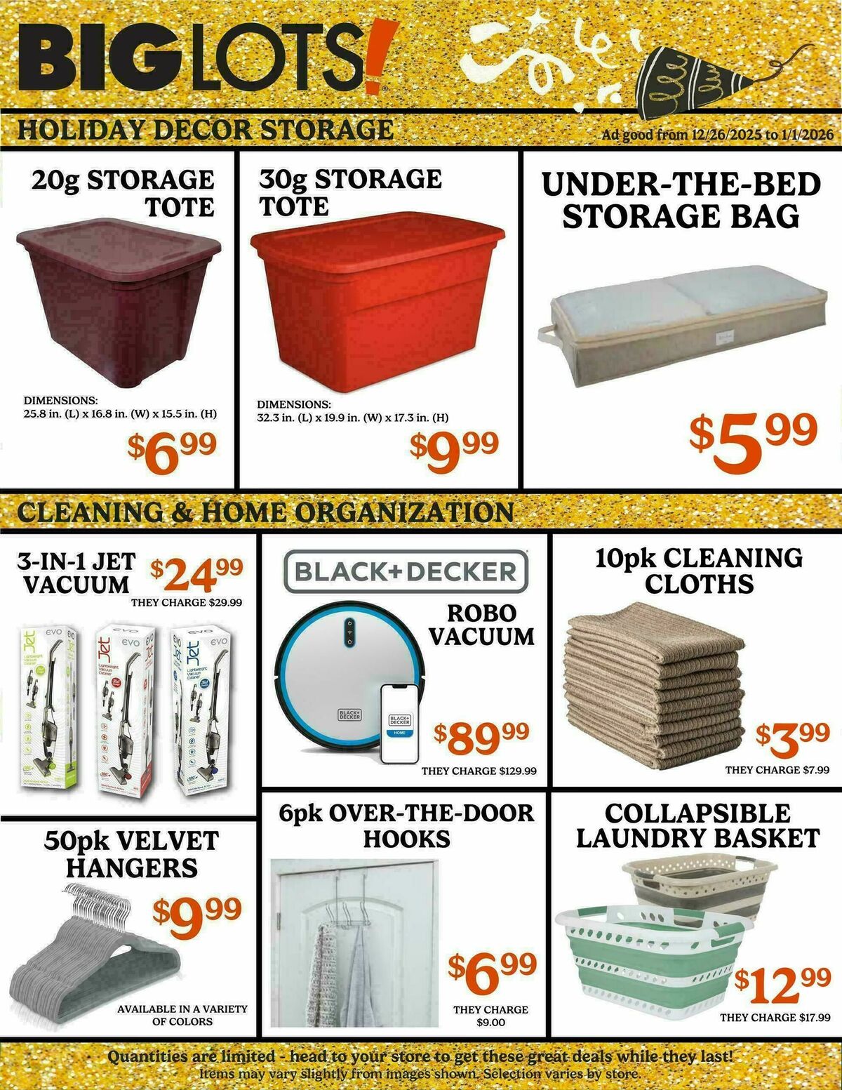 Big Lots Weekly Ad from December 26