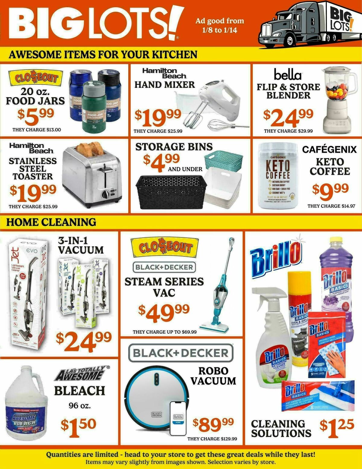 Big Lots Weekly Ad from January 8