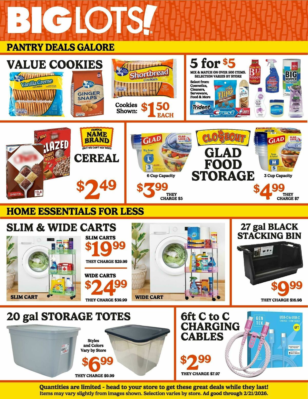 Big Lots Weekly Ad from February 13