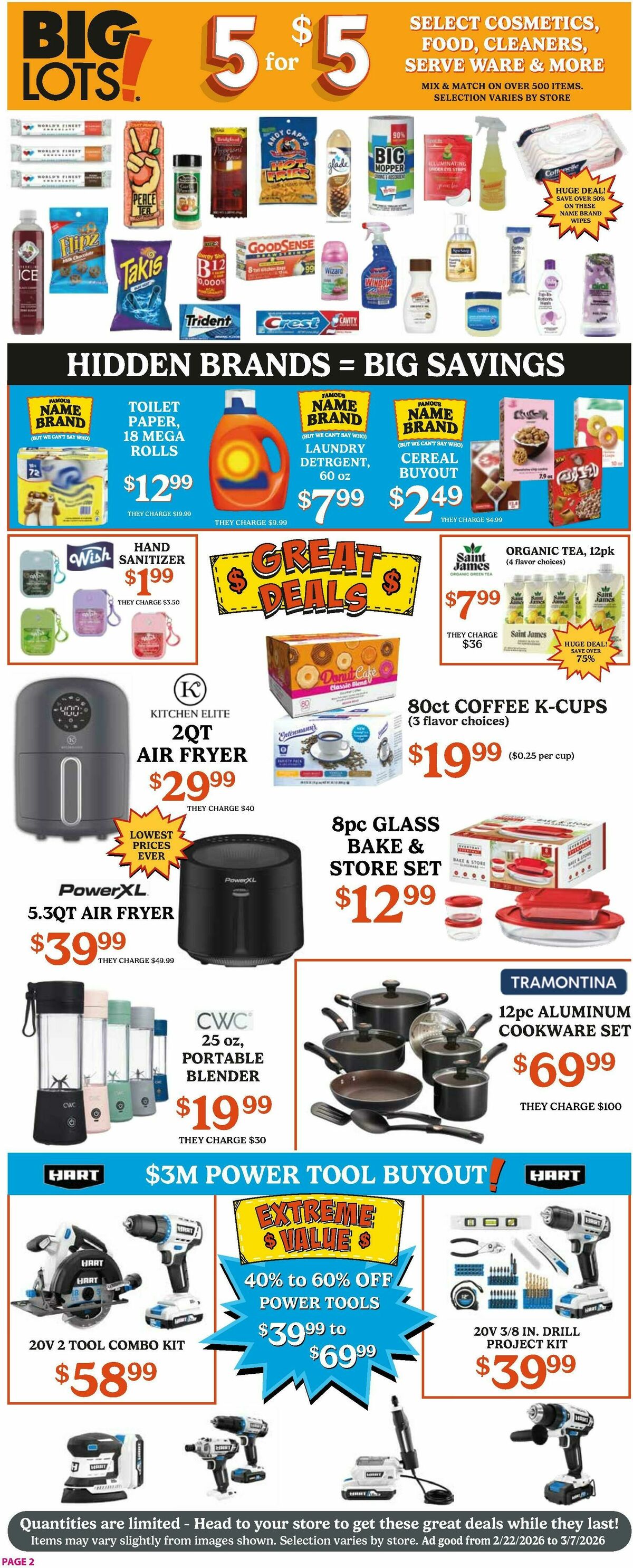 Big Lots Weekly Ad from February 22