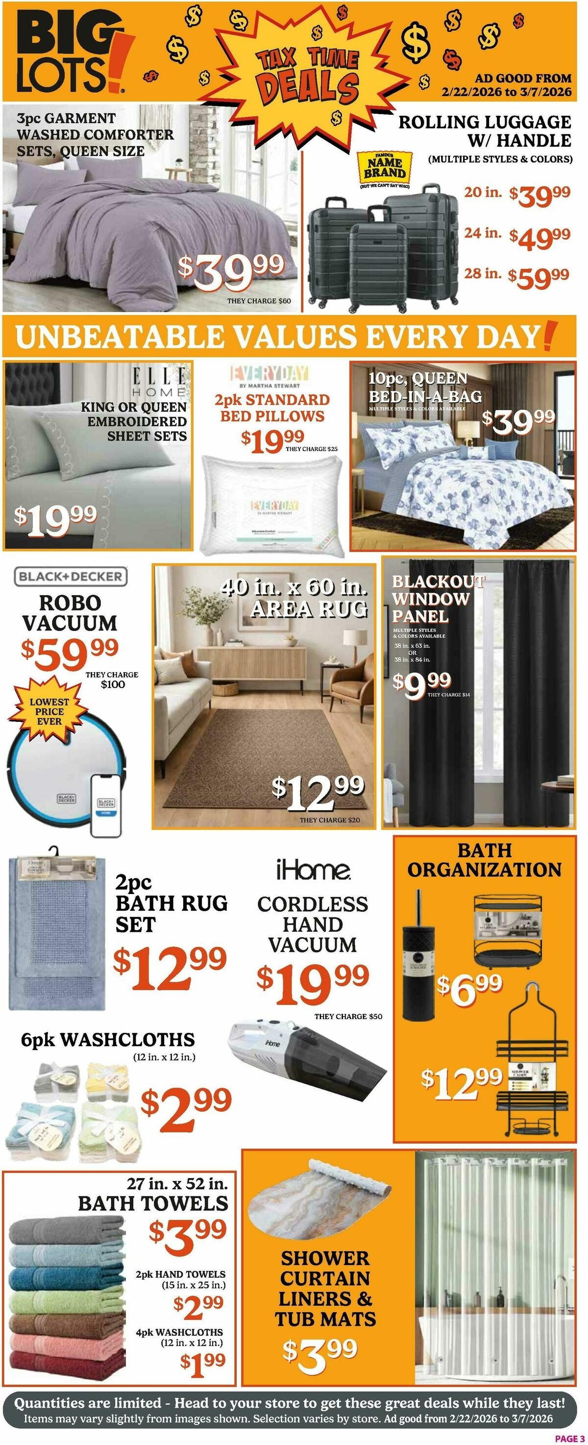 Big Lots Weekly Ad from February 22