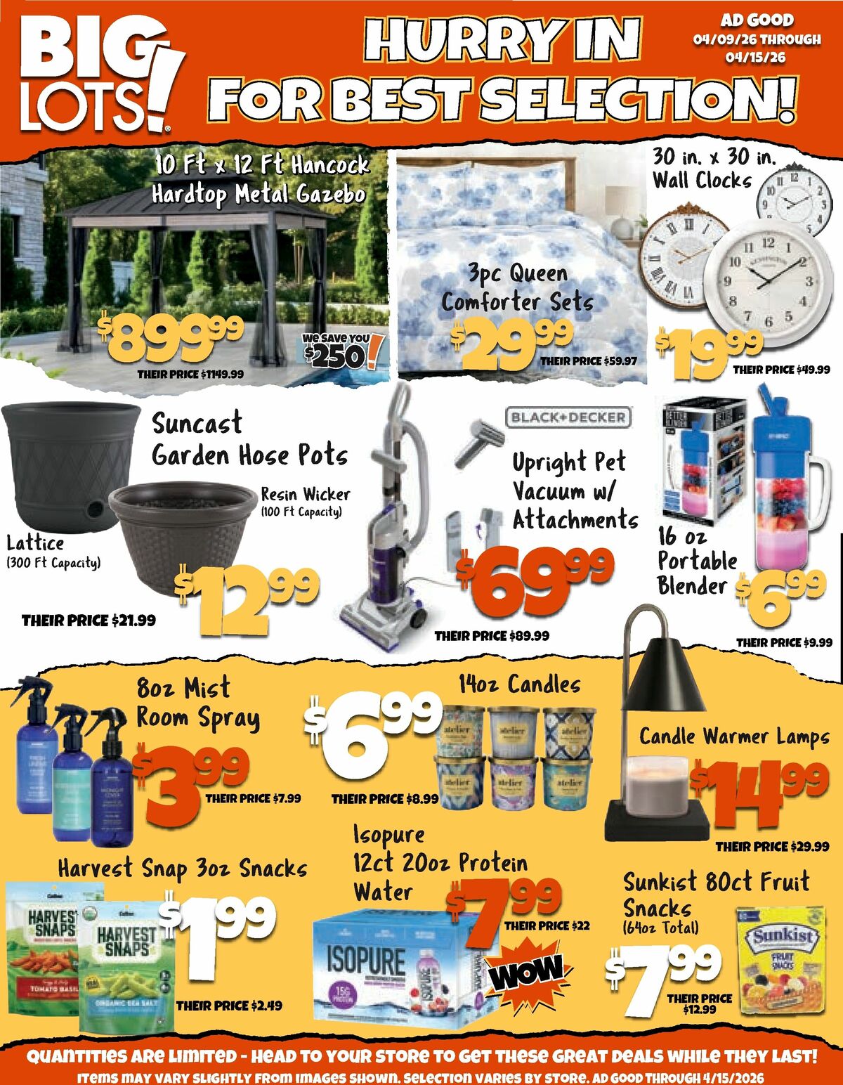 Big Lots Weekly Ad from April 9