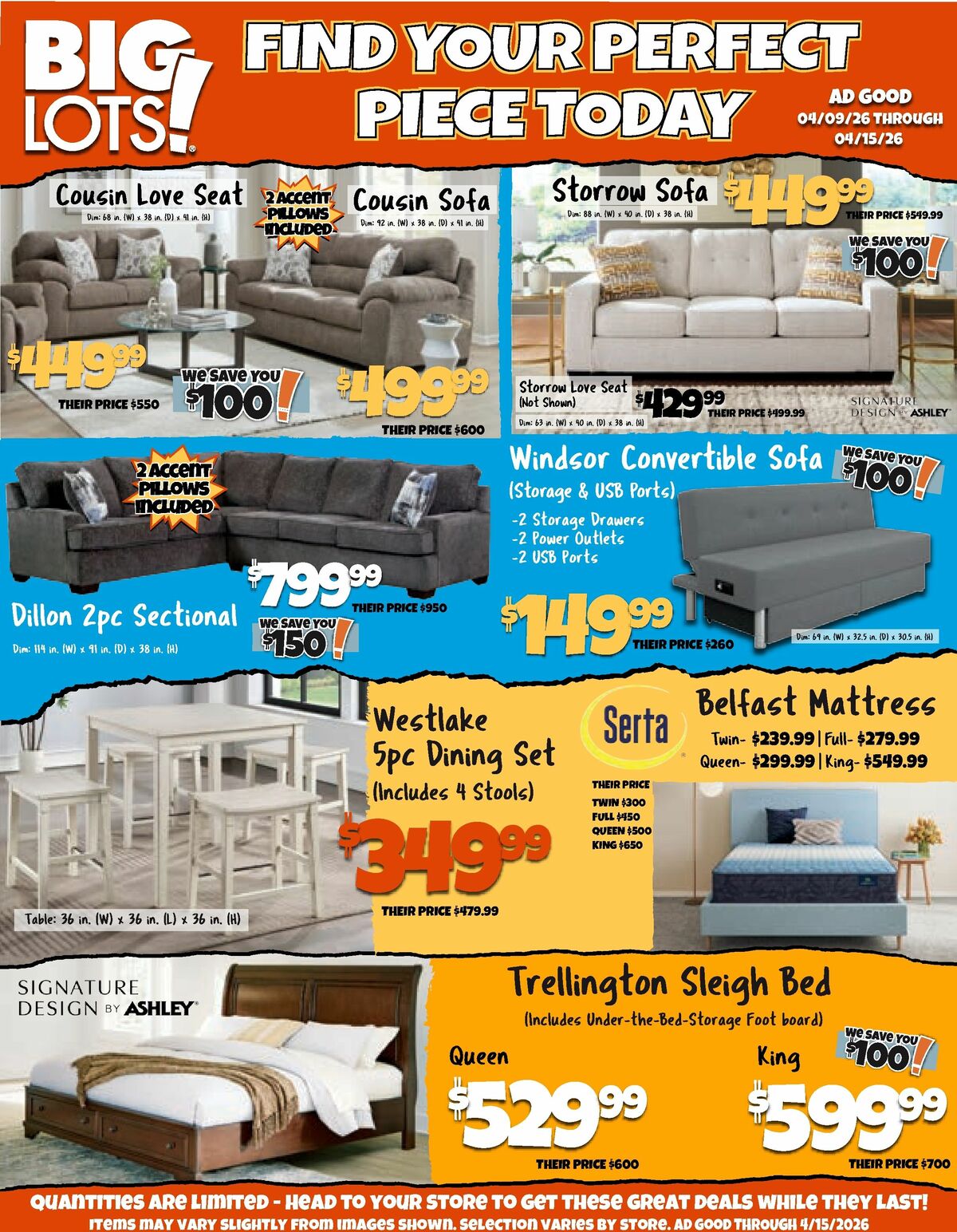Big Lots Weekly Ad from April 9