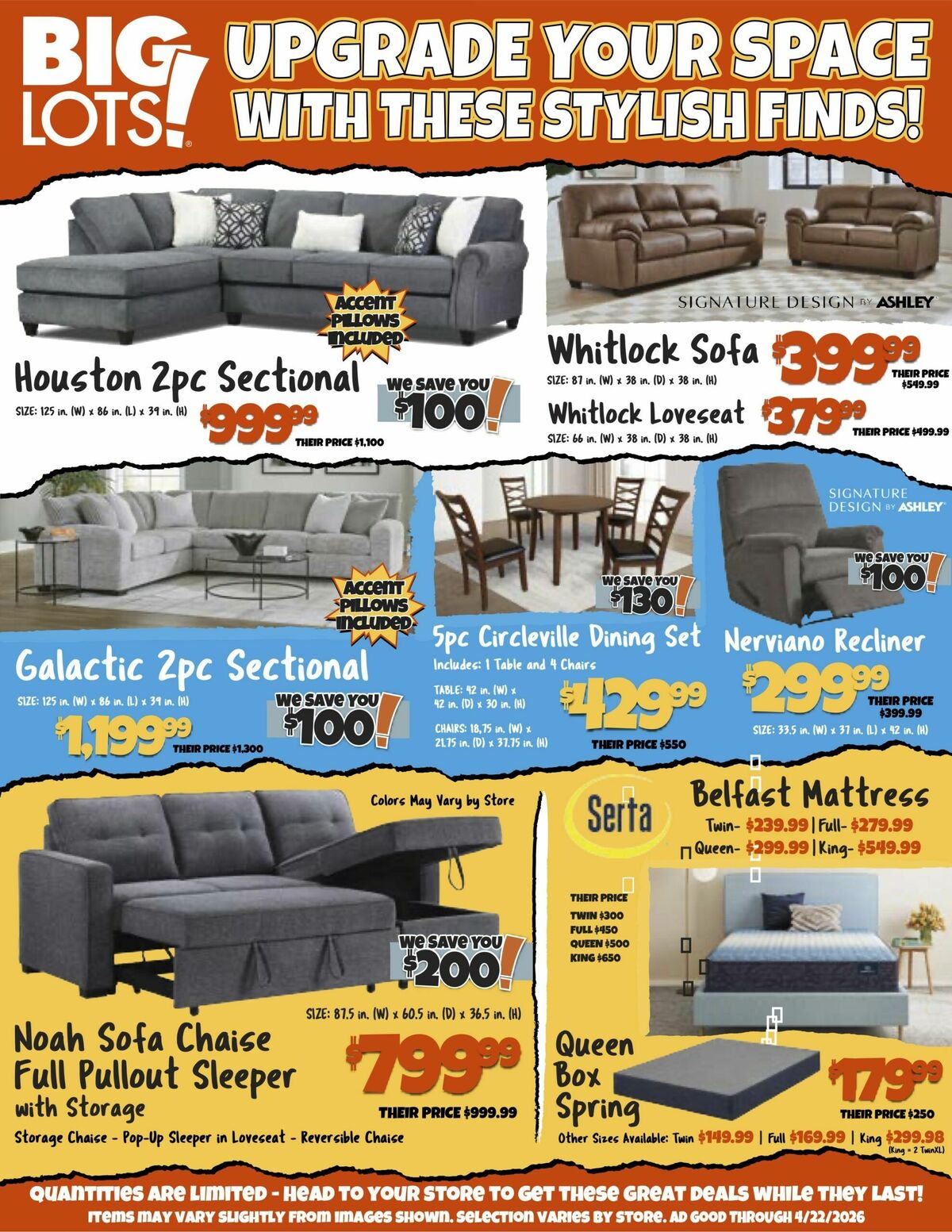 Big Lots Weekly Ad from April 16