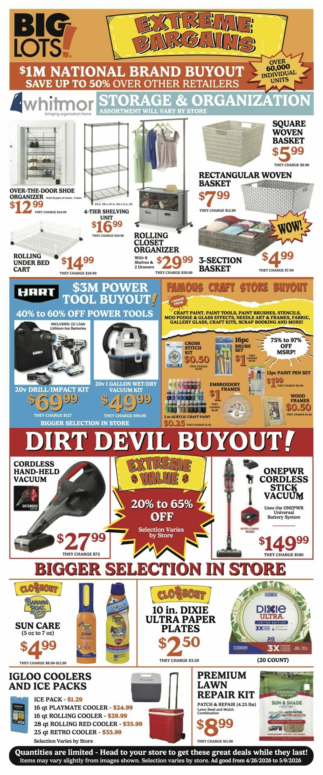 Big Lots Weekly Ad from April 26