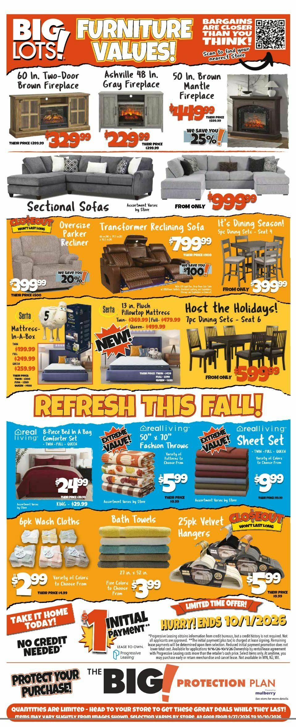 Big Lots Weekly Ad from October 1
