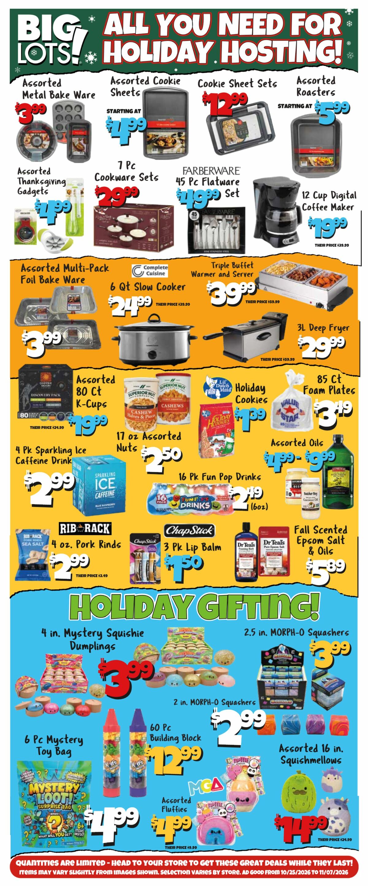 Big Lots Weekly Ad from October 25