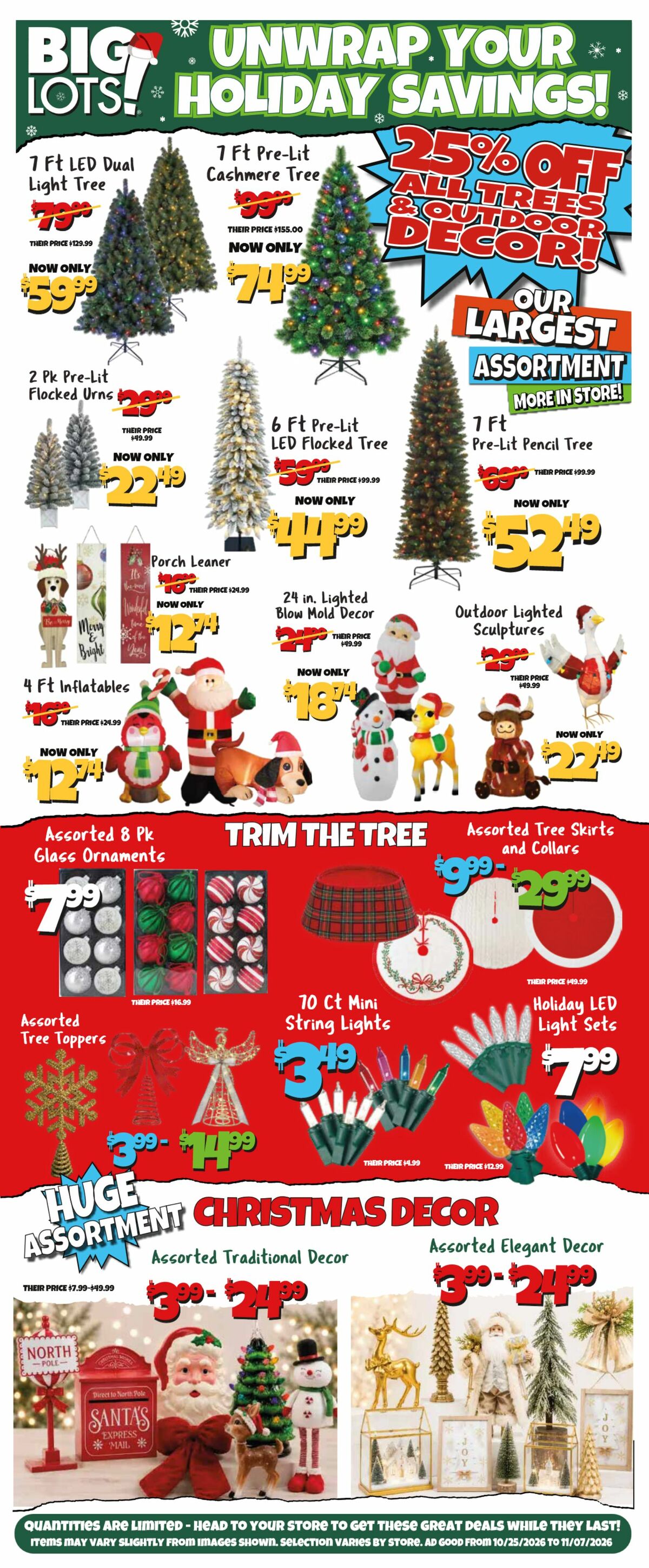 Big Lots Weekly Ad from October 25