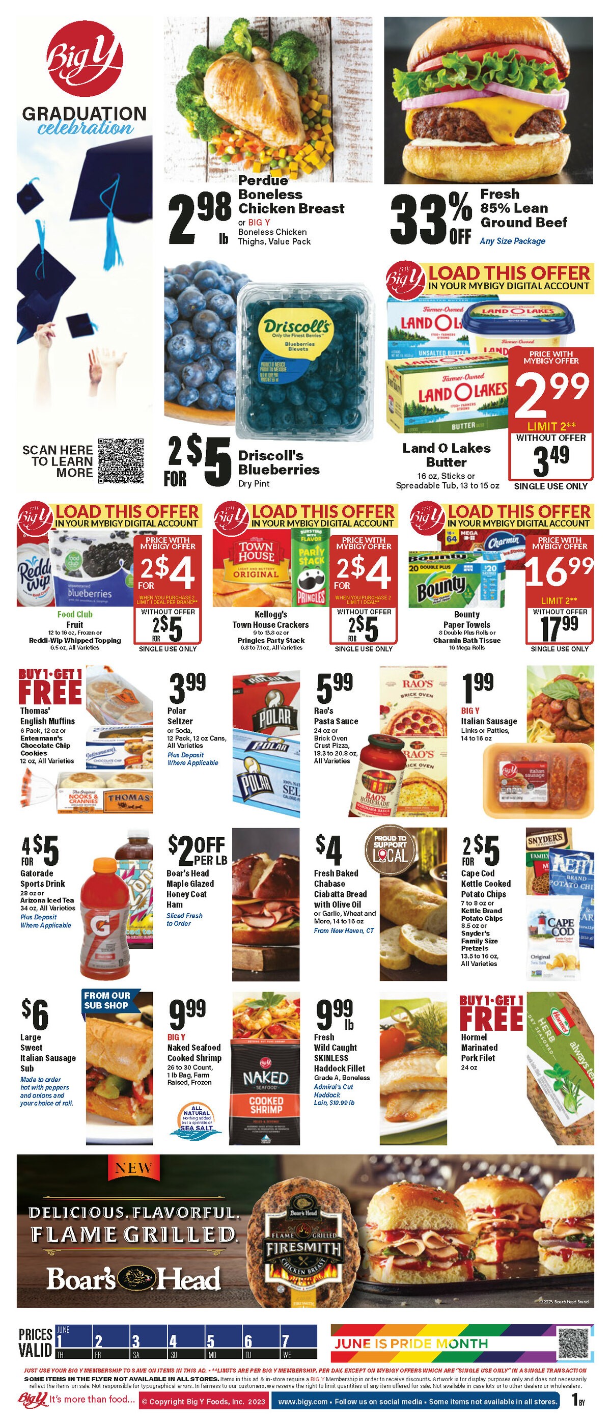 Big Y Weekly Ad from June 1