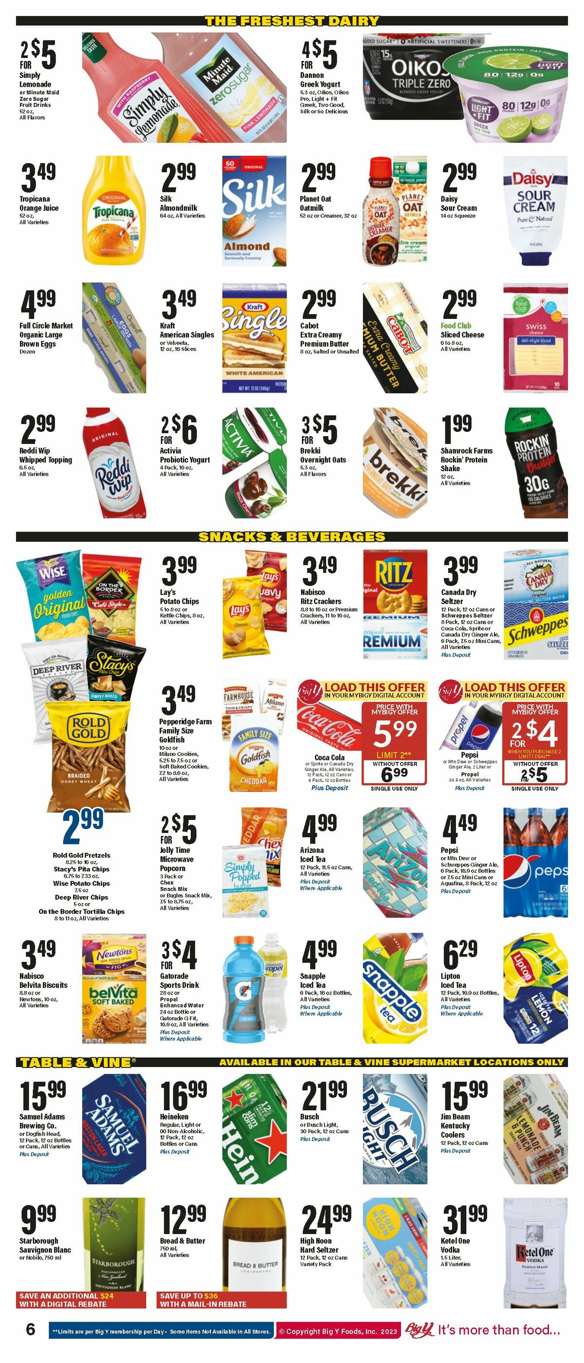 Big Y Weekly Ad from August 3