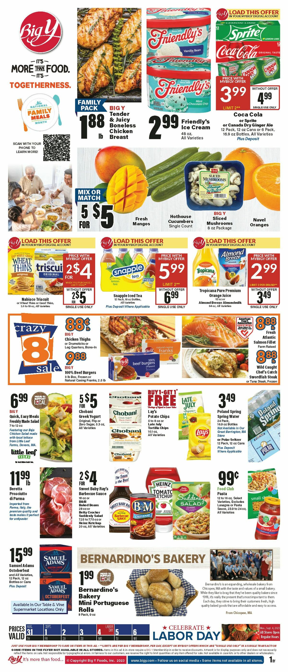 Big Y Weekly Ad from August 31