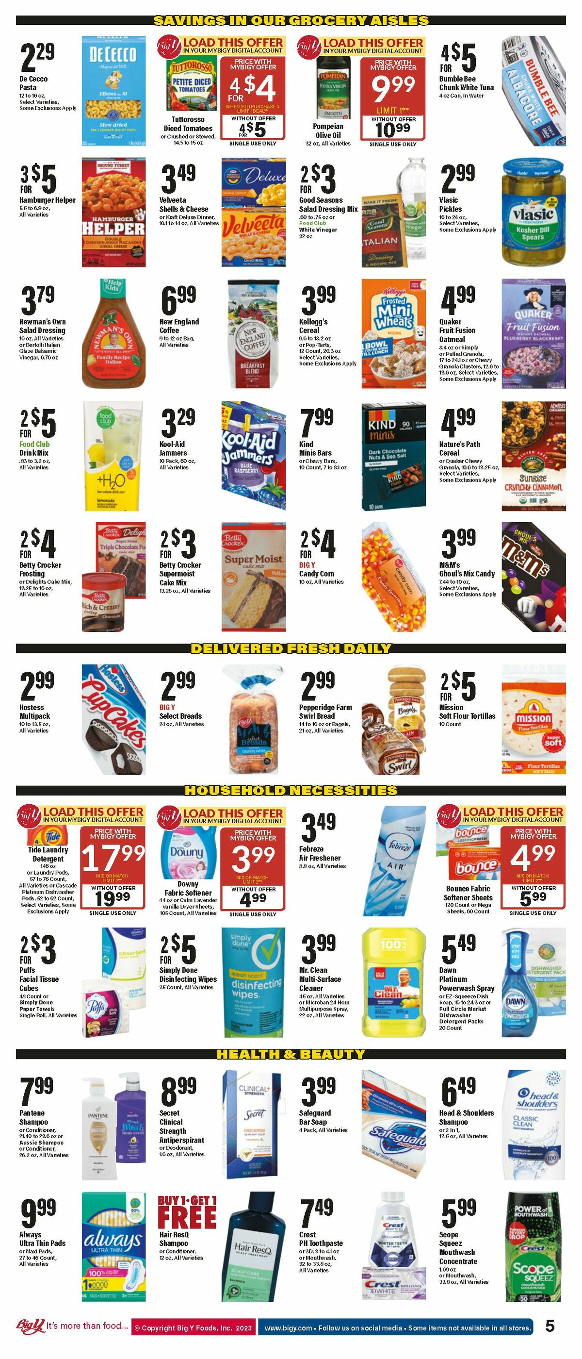 Big Y Weekly Ad from September 28