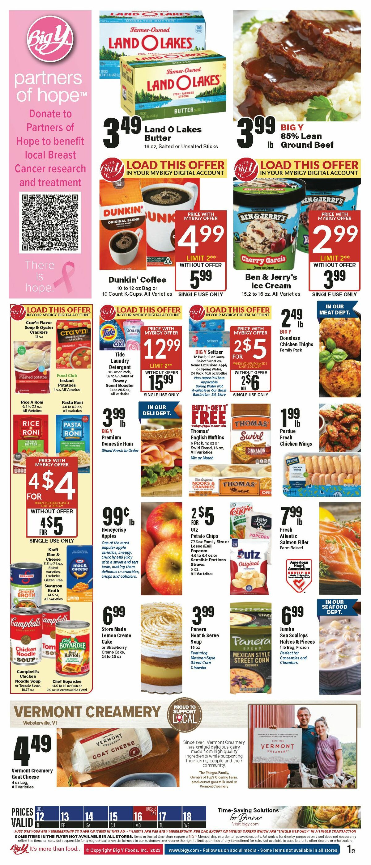 Big Y Weekly Ad from October 12