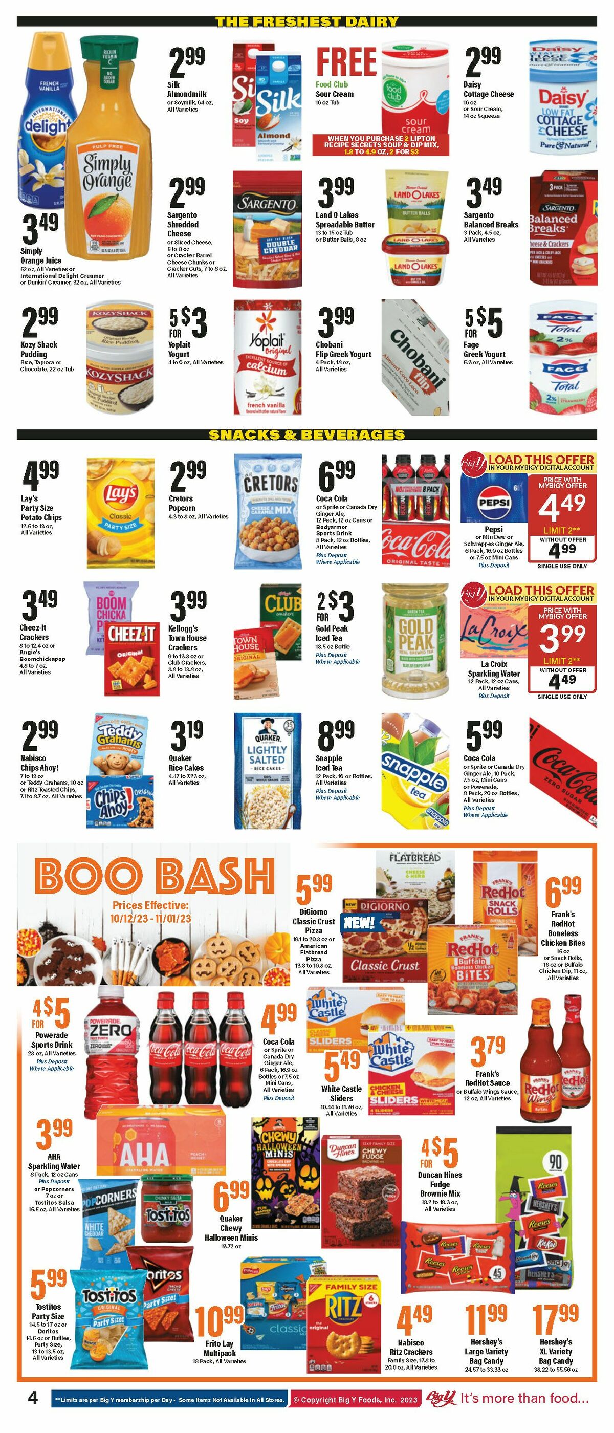Big Y Weekly Ad from October 12