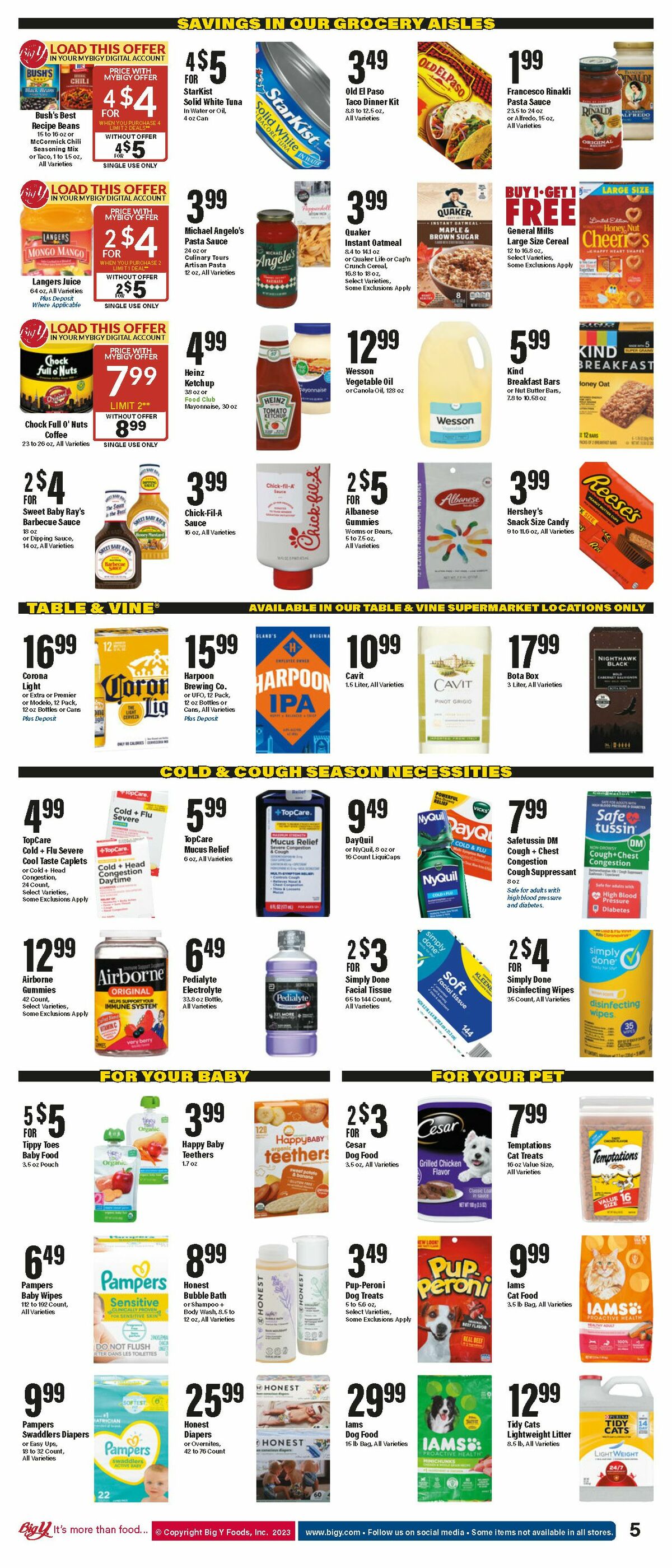 Big Y Weekly Ad from October 12