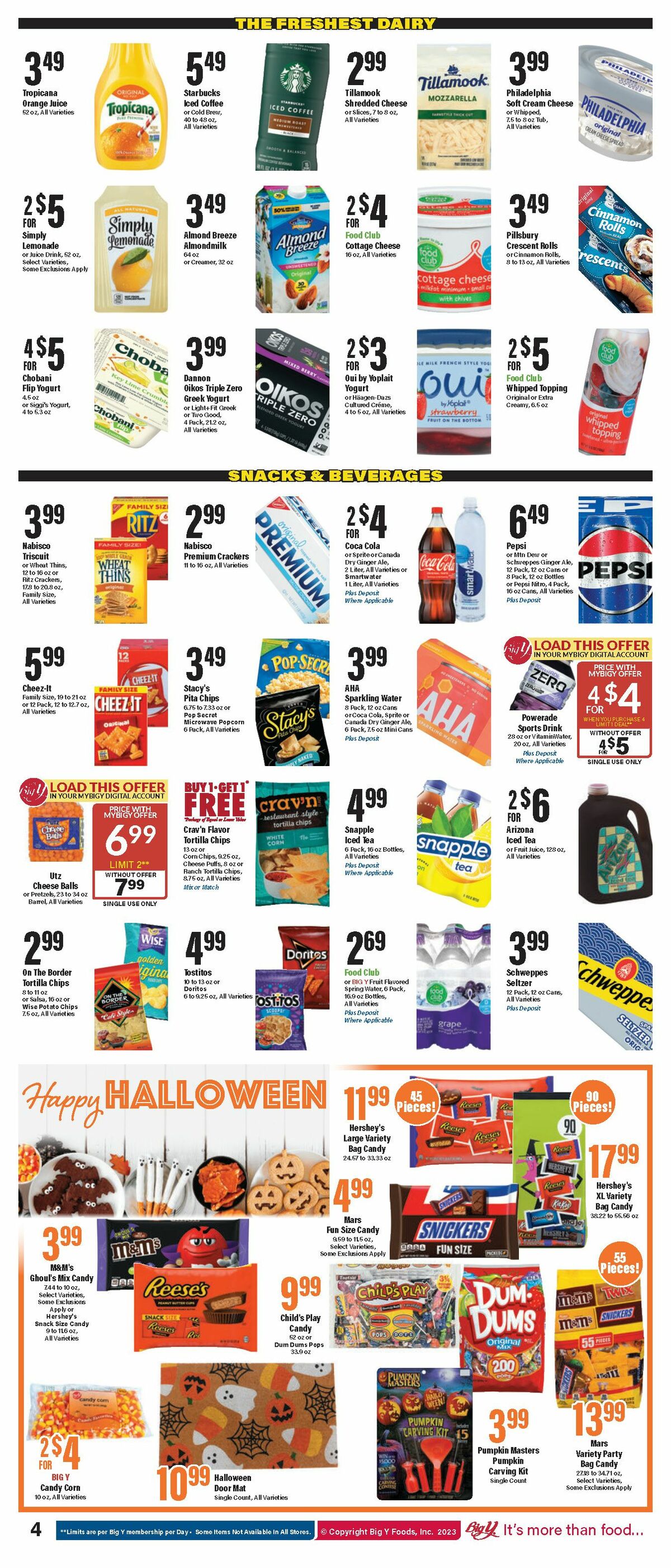 Big Y Weekly Ad from October 19