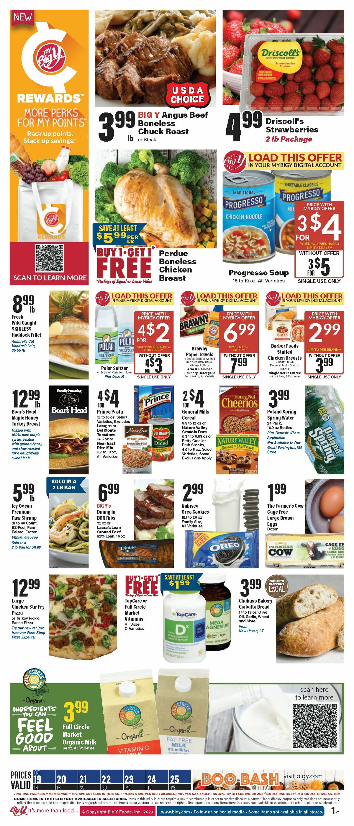 Big Y Weekly Ad from October 19