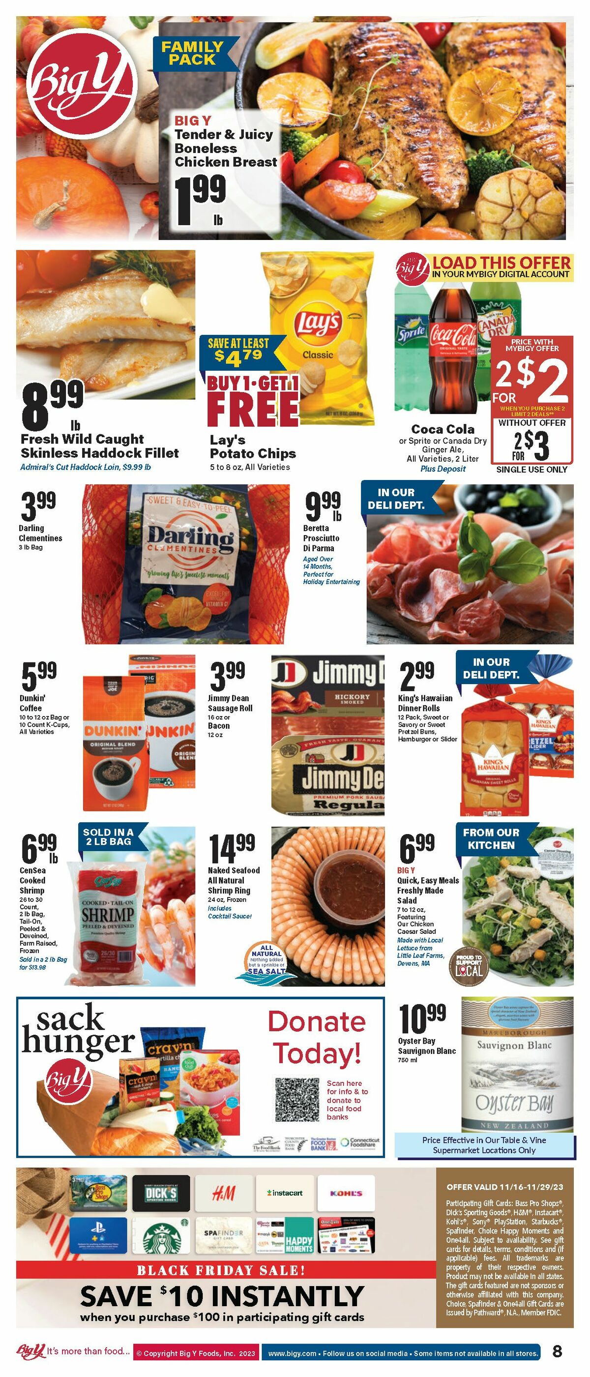 Big Y Weekly Ad from November 16