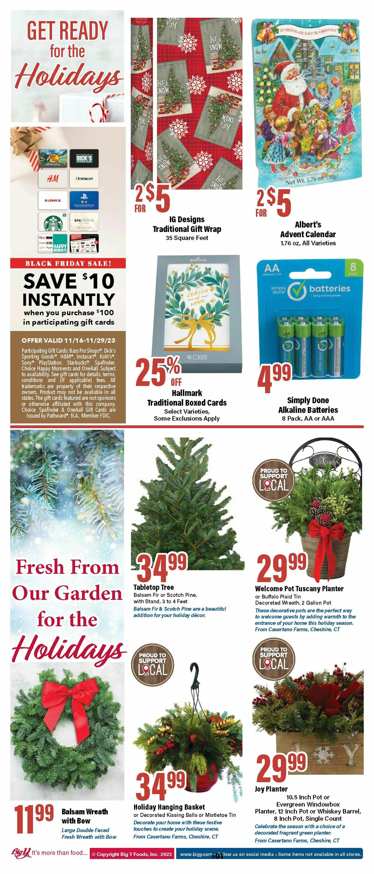 Big Y Weekly Ad from November 23