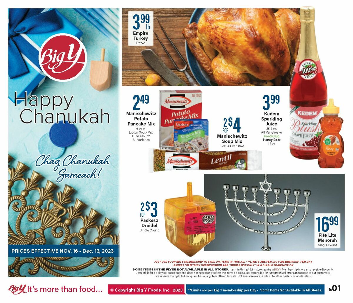 Big Y Weekly Ad from November 23