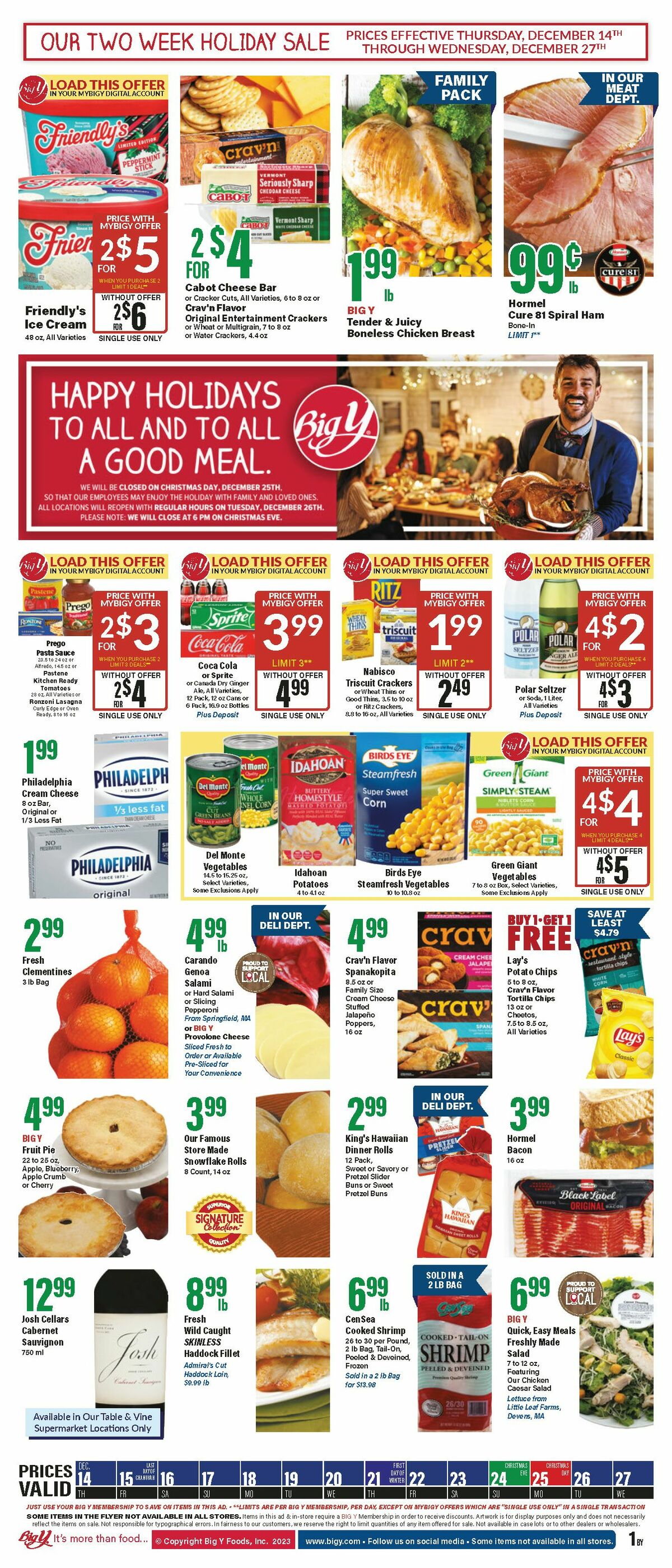 Big Y Weekly Ad from December 14