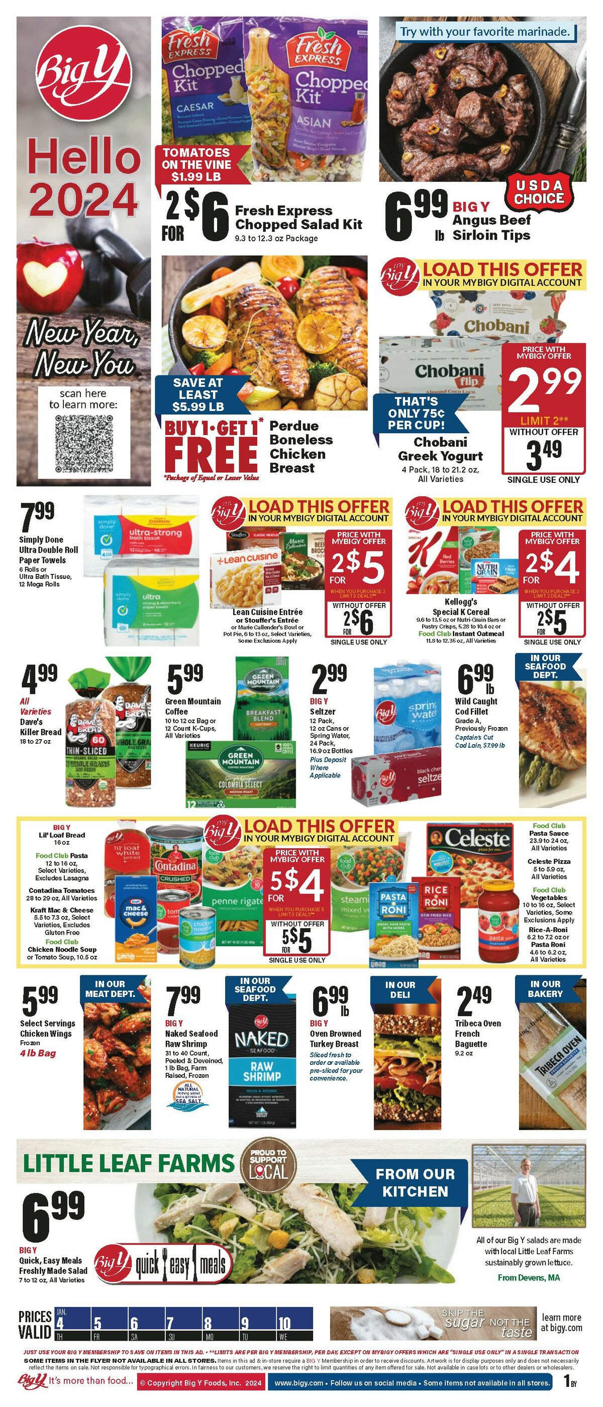 Big Y Weekly Ad from January 4