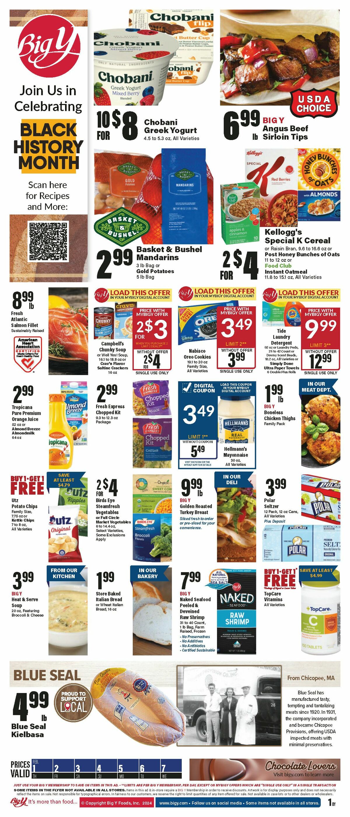 Big Y Weekly Ad from February 1