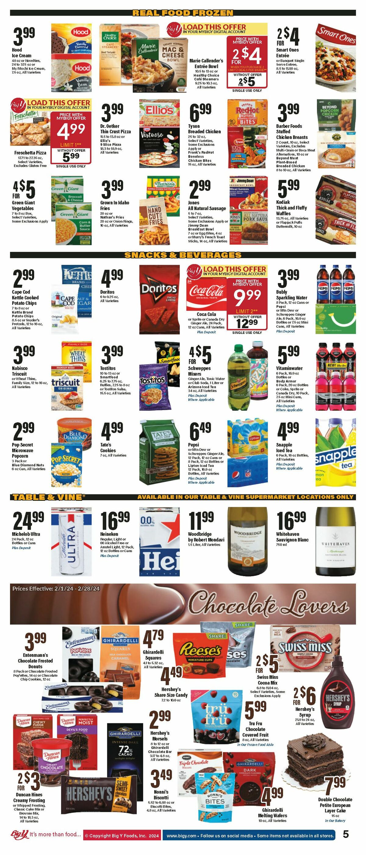 Big Y Weekly Ad from February 1