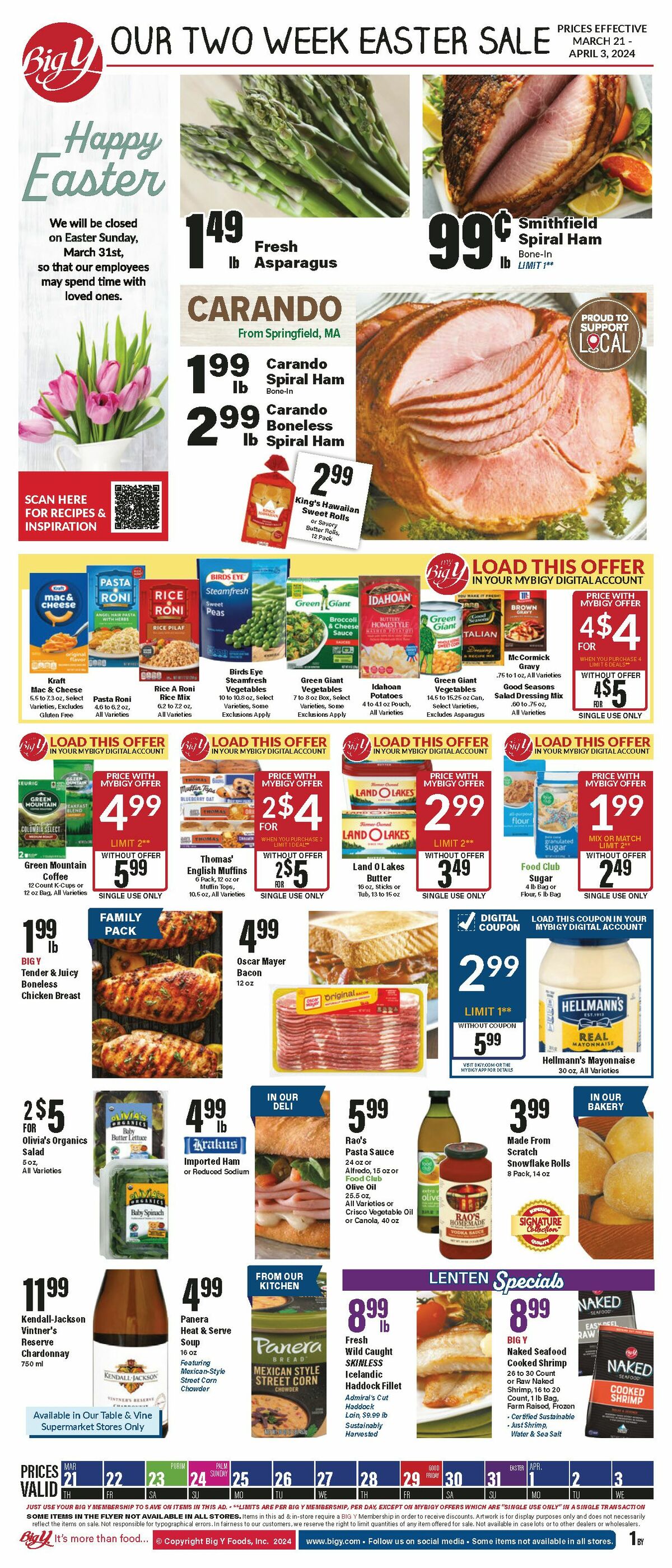 Big Y Weekly Ad from March 21